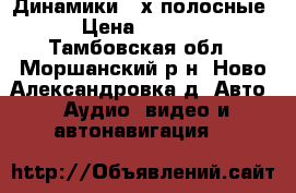 Динамики 2-х полосные › Цена ­ 1 000 - Тамбовская обл., Моршанский р-н, Ново-Александровка д. Авто » Аудио, видео и автонавигация   